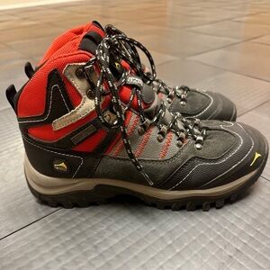 PACIFIC MOUNTAIN RED&GRAY Asccend Hiking Boot - Women's 7.5